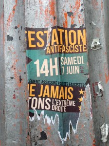 Manifestation anti-fasciste: Anti-Fascist demonstration