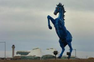 The Demon Horse at the Denver airport.  
