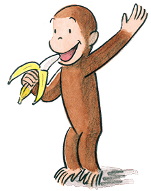 Curious George.  Picture source: http://www.curiousgeorge.com/~/media/sites/CG/Resources/Inspire_Curiosity_Kit.pdf