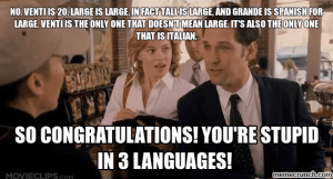 Starbucks terminology