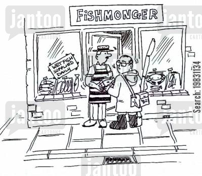 Fisherman buying fish on the way home...!