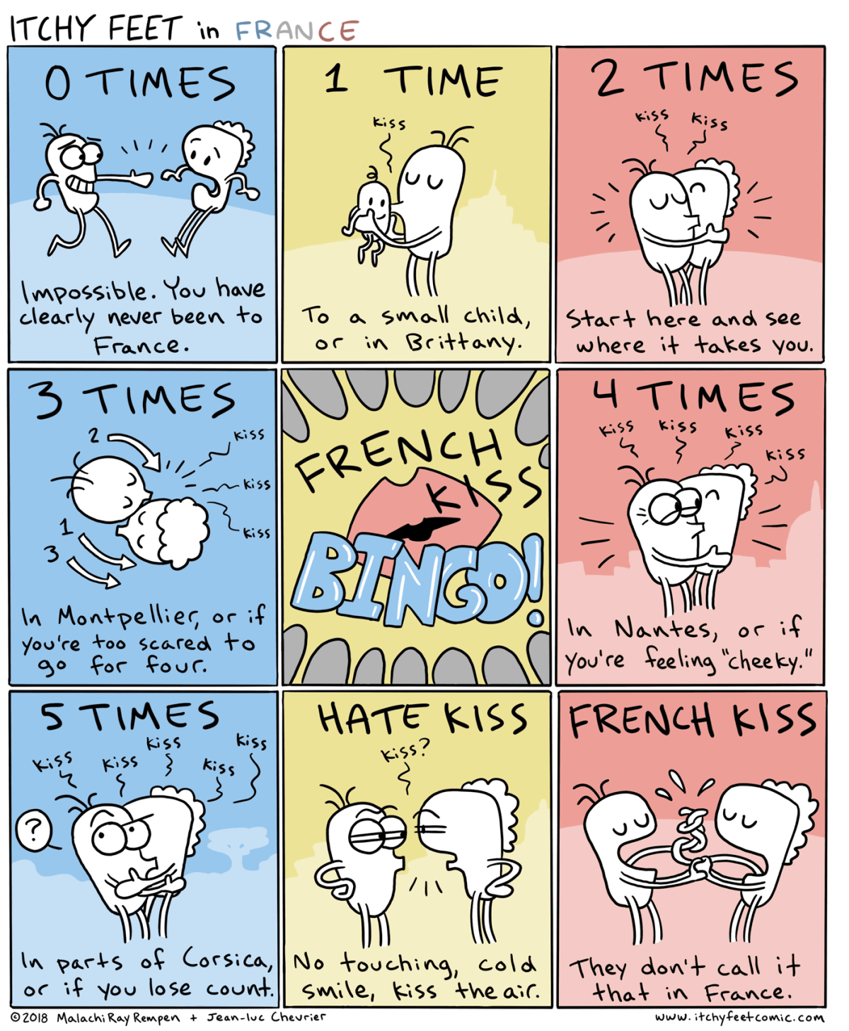 Itchy Feet on How Many&nbsp;Kisses