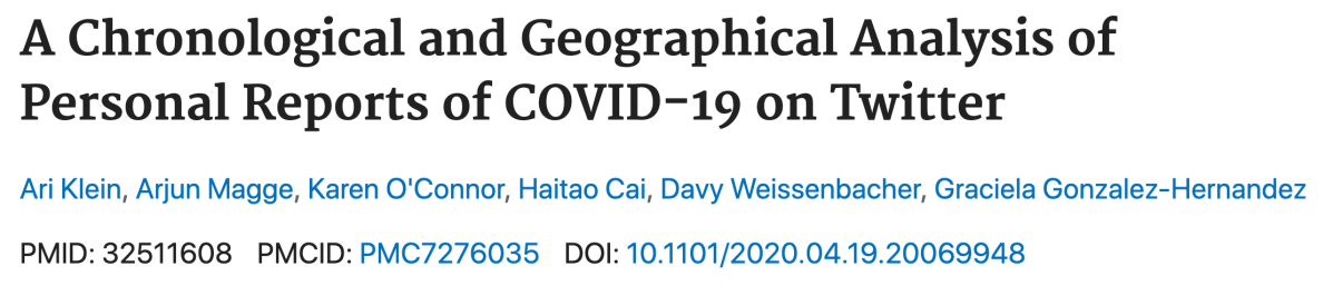 What computational linguists do during global&nbsp;pandemics
